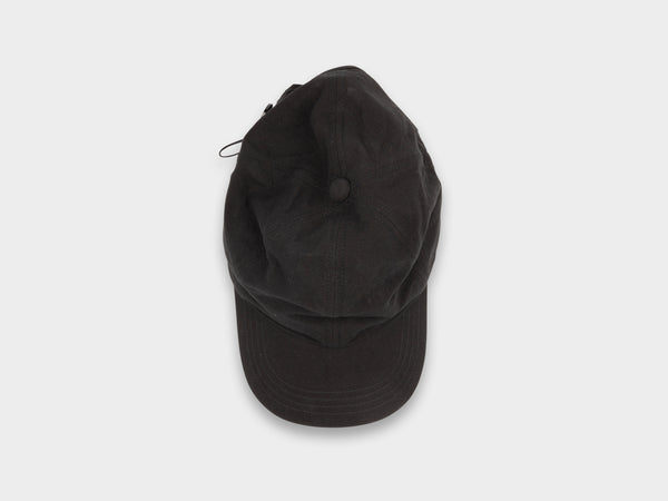 SPC3 "Deep Cap" Roll–dyed Black Linen