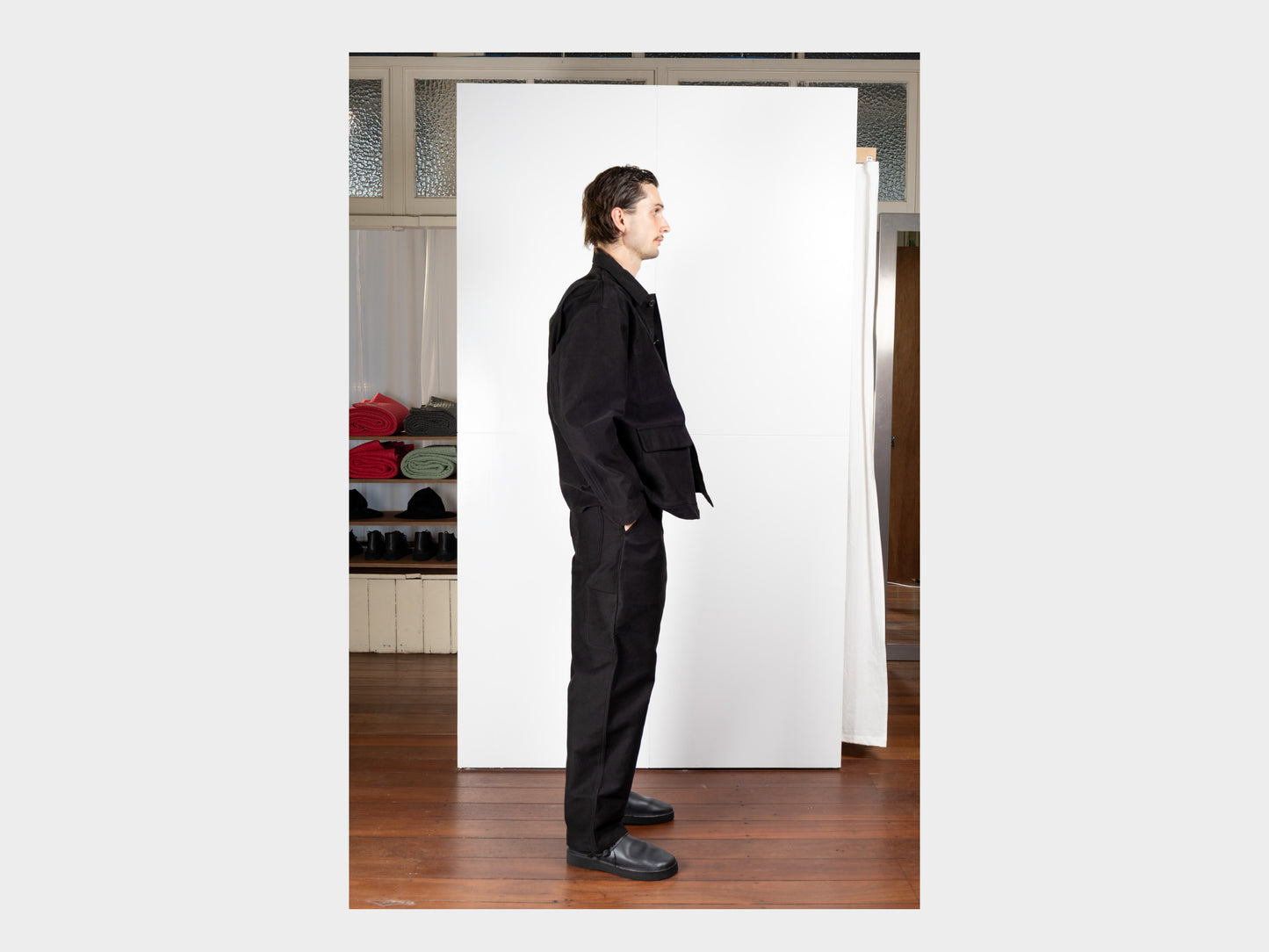 R0J6 "Jebok Pants" Black Moleskin