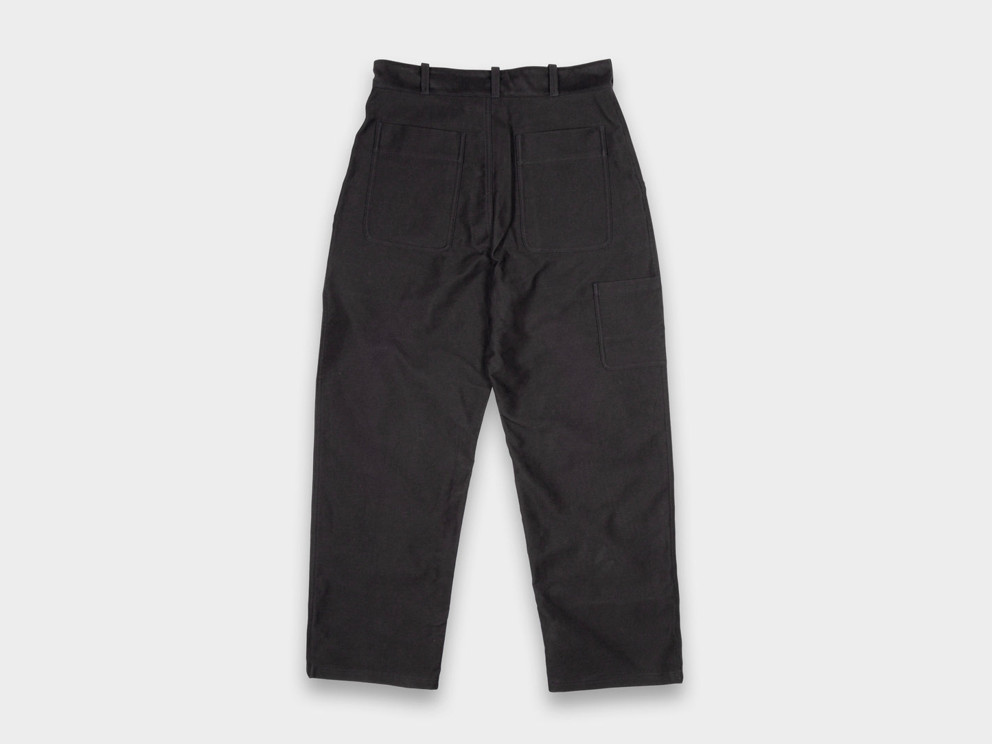 R0J6 "Jebok Pants" Black Moleskin