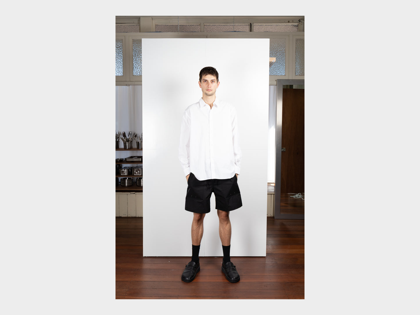 R0N9 "Water Shorts" Black Swim