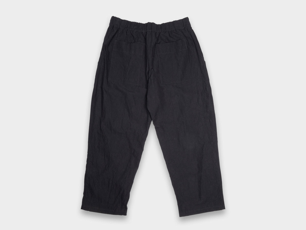 SPP6 "Easy Pants" Black Linen