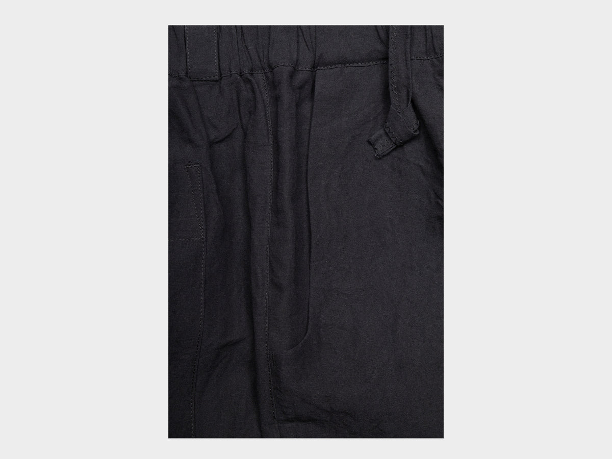 SPP6 "Easy Pants" Black Linen