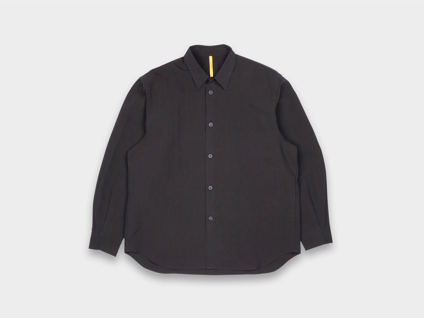 SPS8 "Weather Shirt" Roll–dyed Black Linen
