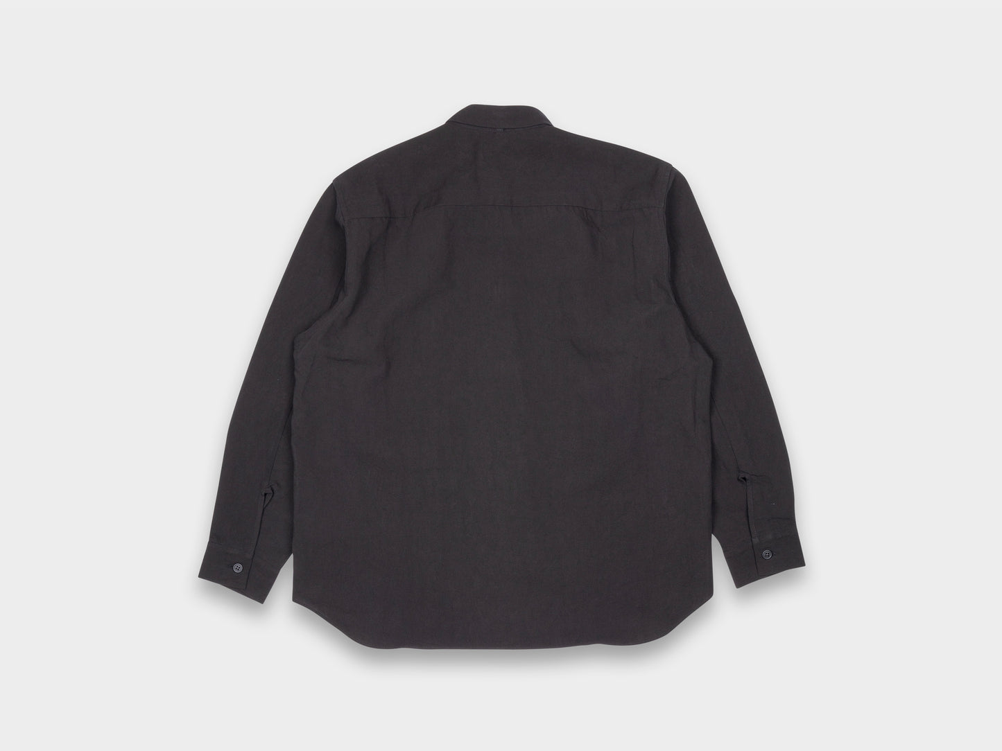SPS8 "Weather Shirt" Roll–dyed Black Linen