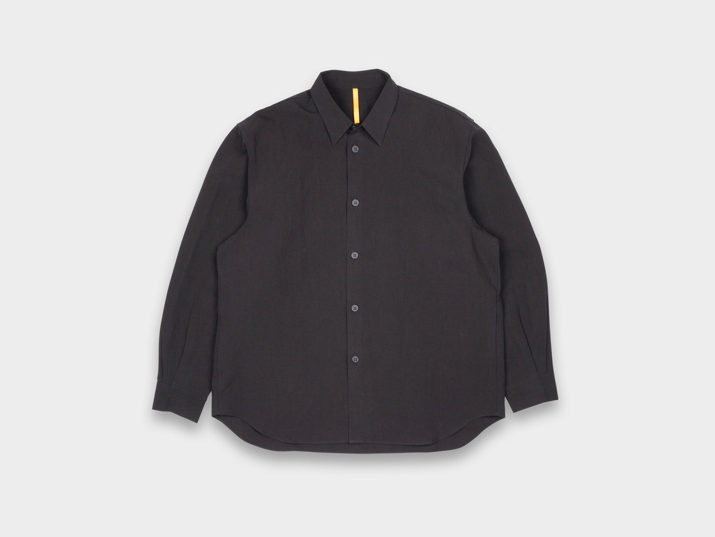 SPS8 "Weather Shirt" Roll–dyed Black Linen