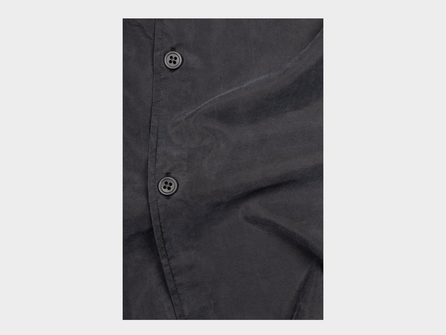 SPS9 "S/S Weather Shirt" Black Sand Silk