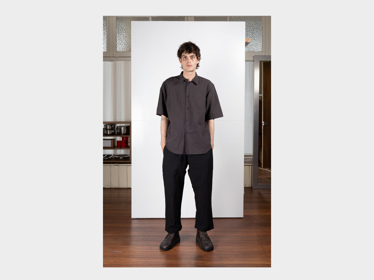 SPS9 "S/S Weather Shirt" Earth Linen