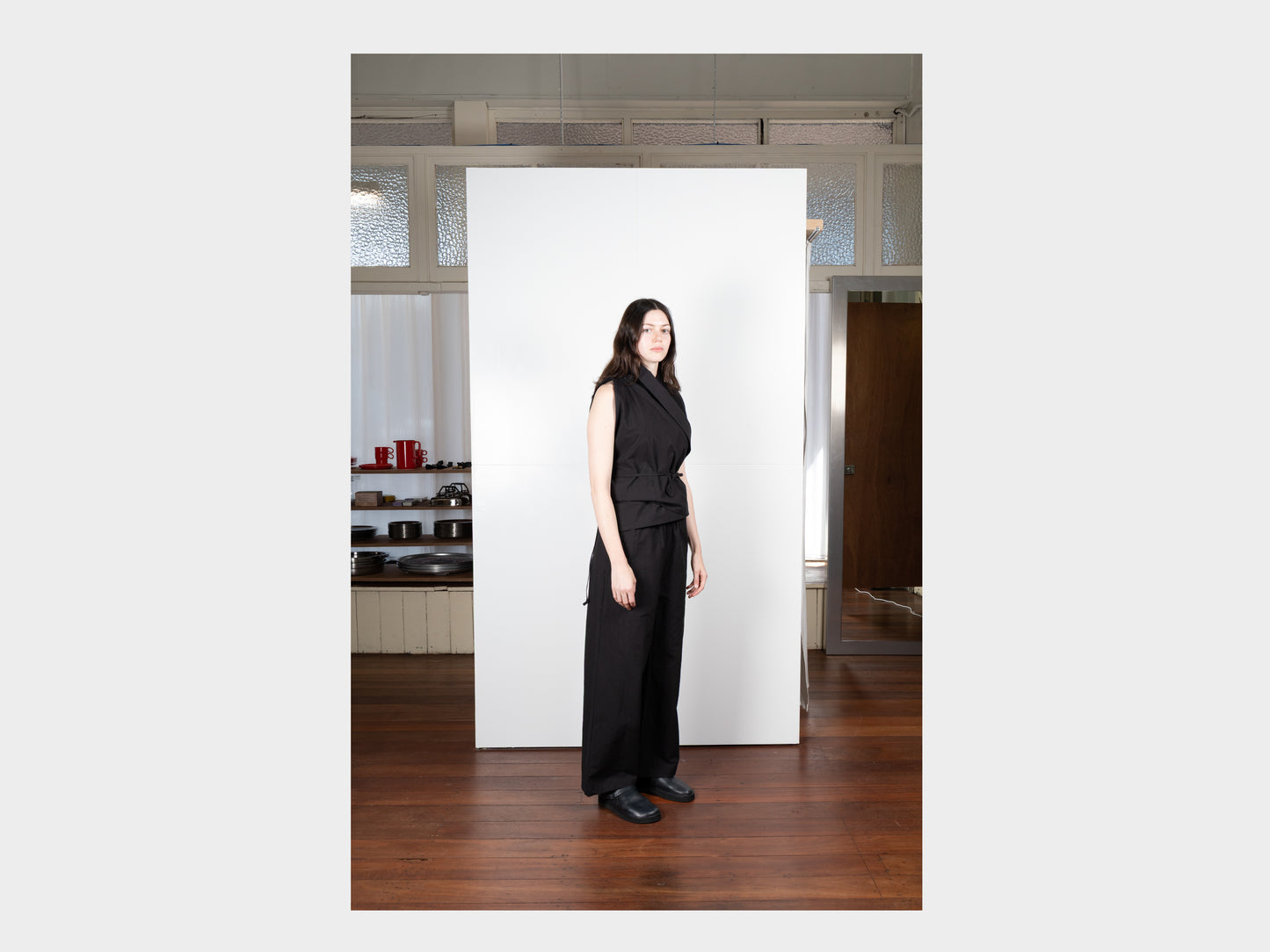 W-R0S8 "Jeogori Shirt" Black Weather