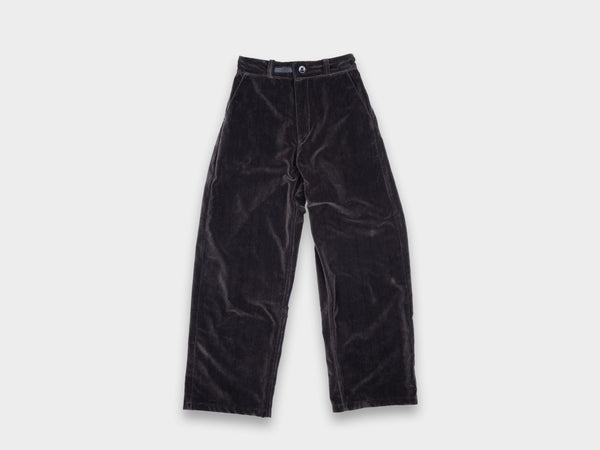 W-R17P4 "High-Wide Pants" Shadow Velvet