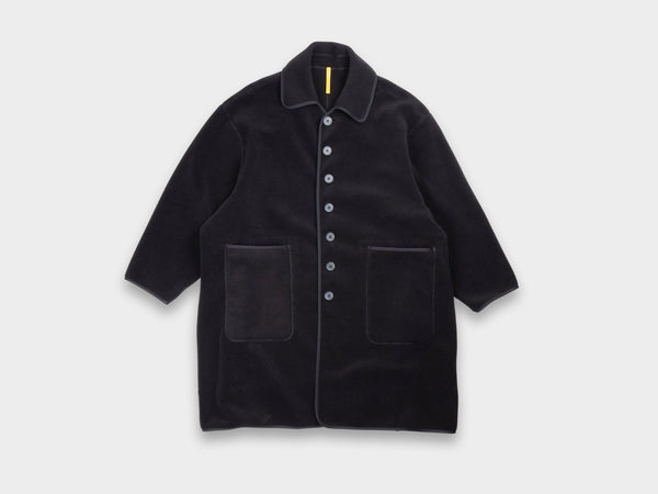 W-R19F1 "Balmacaan Coat" Black 300