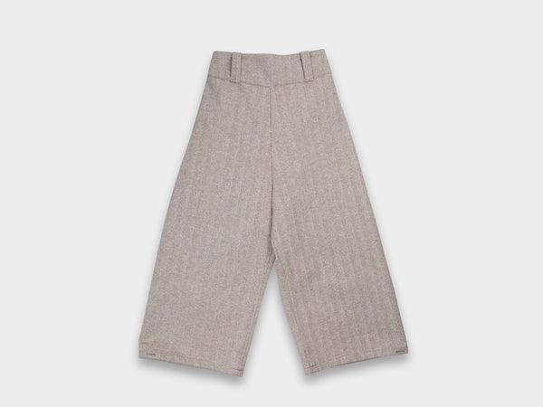 W-R19P3 "Bucket Pants" Gravel Herringbone