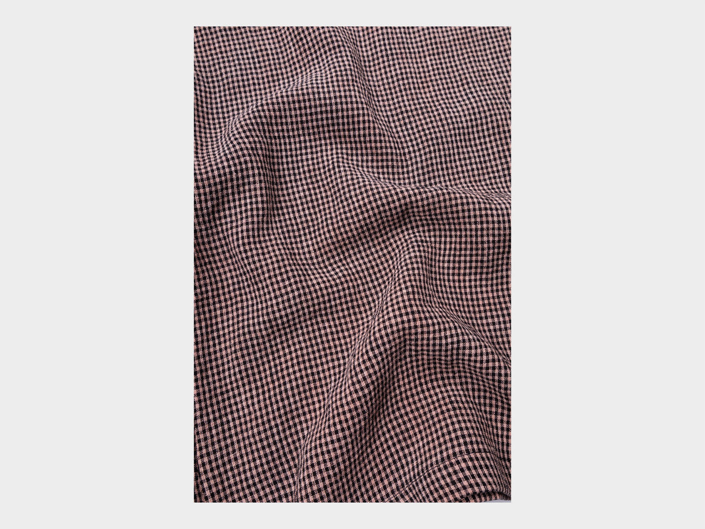 W-R20A5 "Box Dress" Bengara Gingham