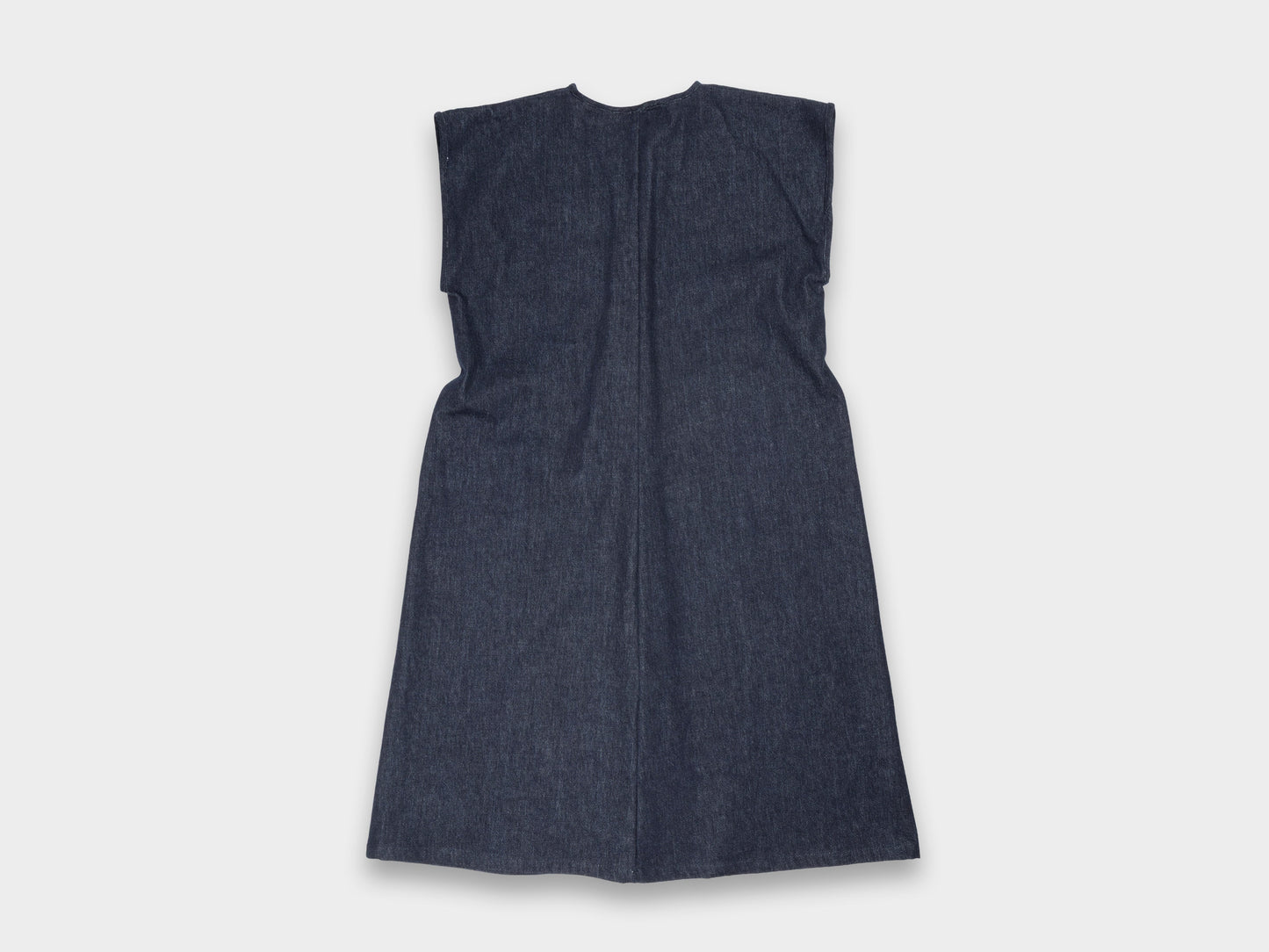 W-R20A5 "Box Dress" Navy Slub Denim