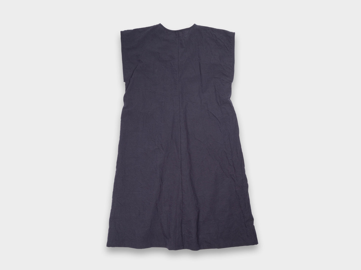 W-R20A5 "Box Dress" Rock Linen
