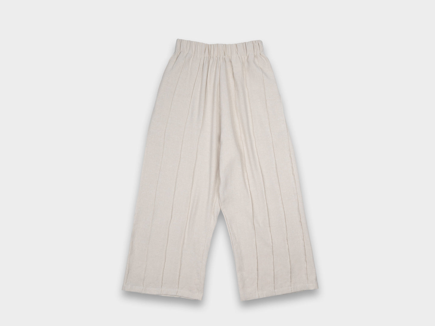 W-R20P3 "Tuck Pants" Sand Grosgrain