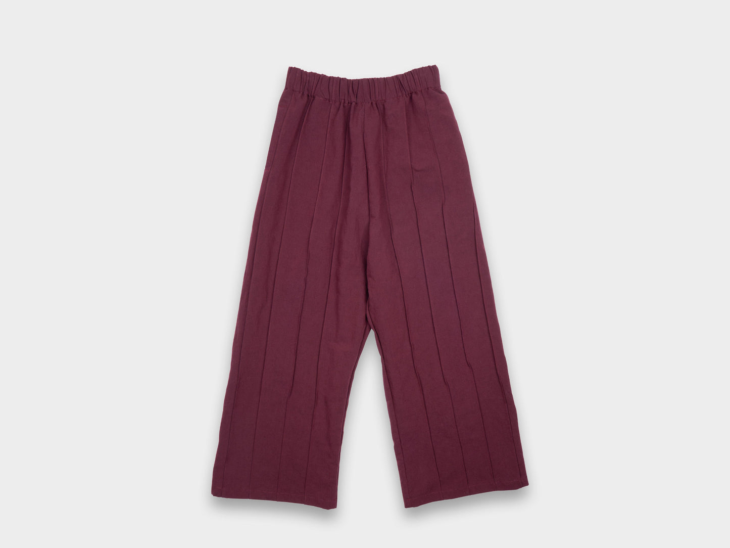 W-R20P3 "Tuck Pants" Sap Linen