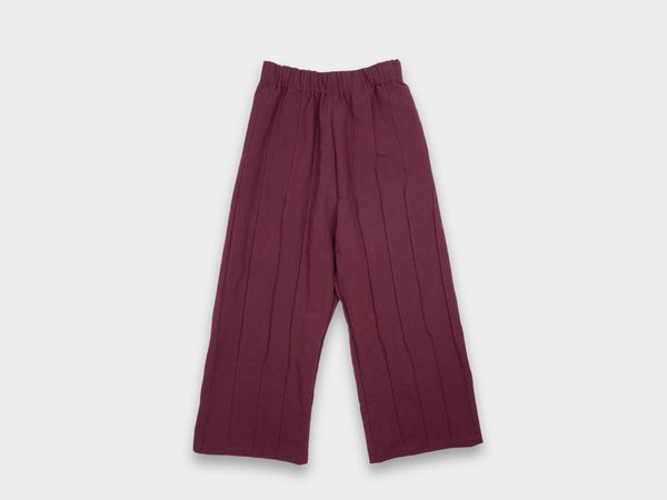 W-R20P3 "Tuck Pants" Sap Linen