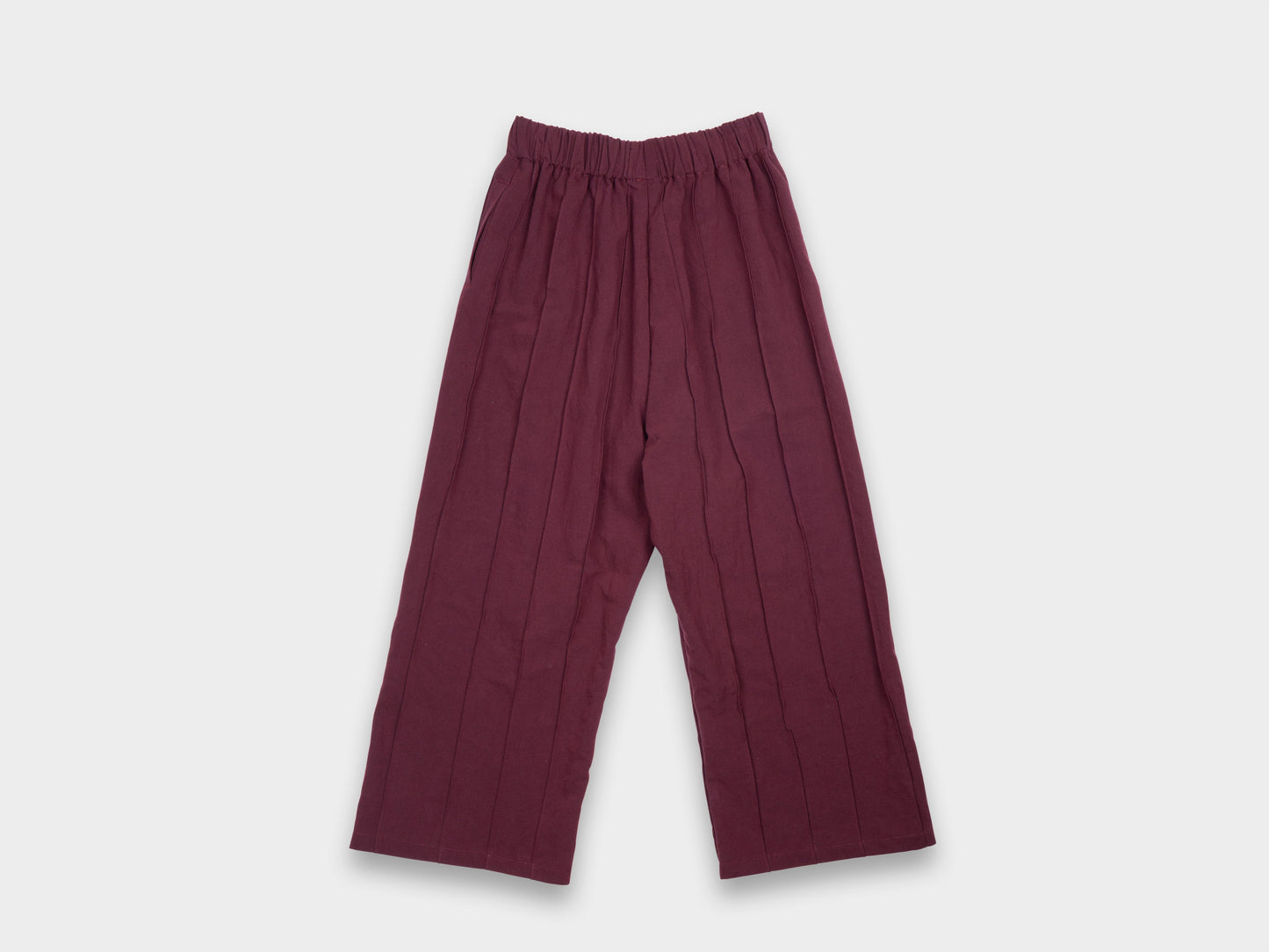 W-R20P3 "Tuck Pants" Sap Linen