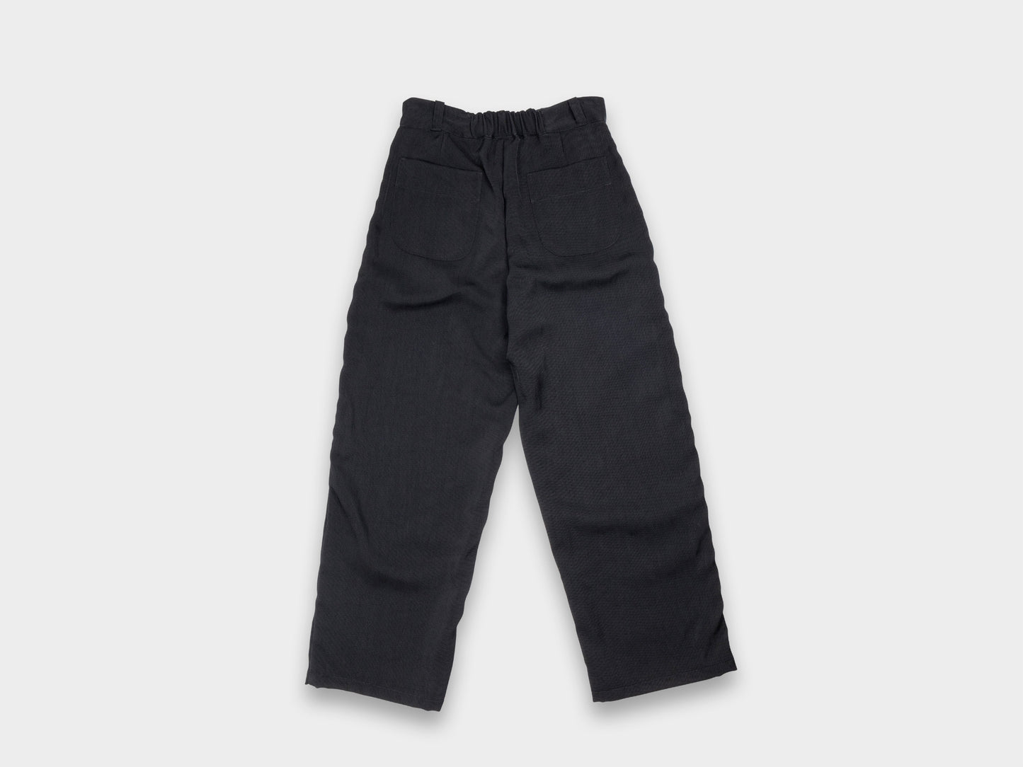 W-R20P4 "High-Wide Pants" Black School Canvas