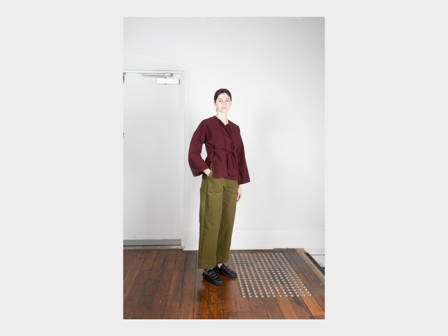 W-R20P4 "High-Wide Pants" Field Wax