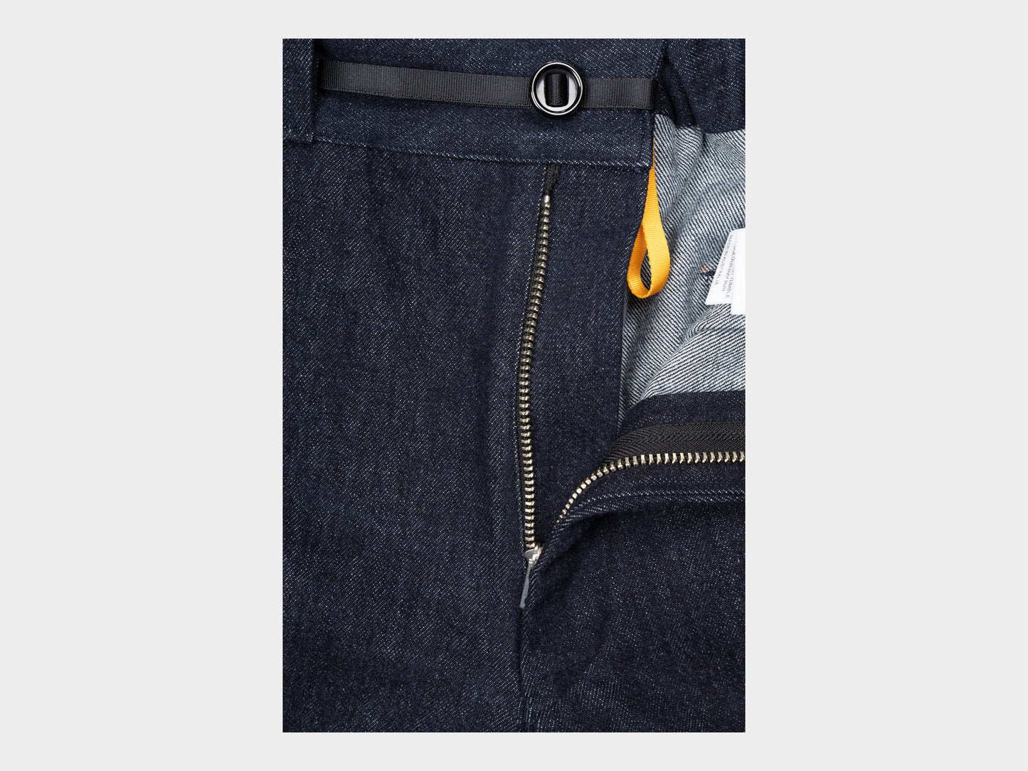 W-R20P4 "High-Wide Pants" Navy Slub Denim