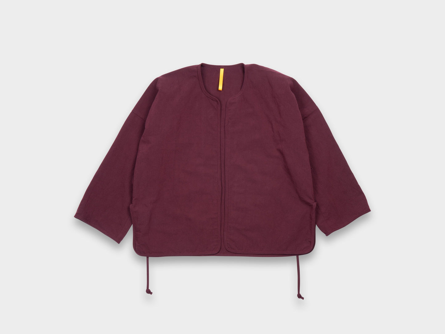 W-R20S7 "Cross Cardigan" Sap Linen