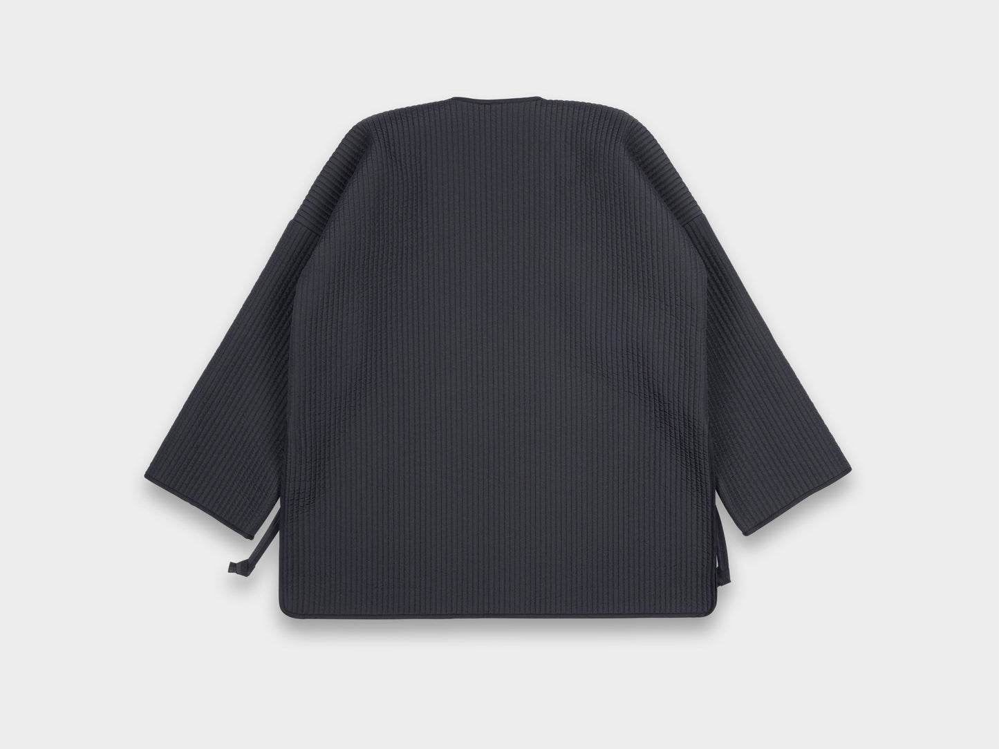 W–R21O7 "Long Cross Cardigan" Black Nubi