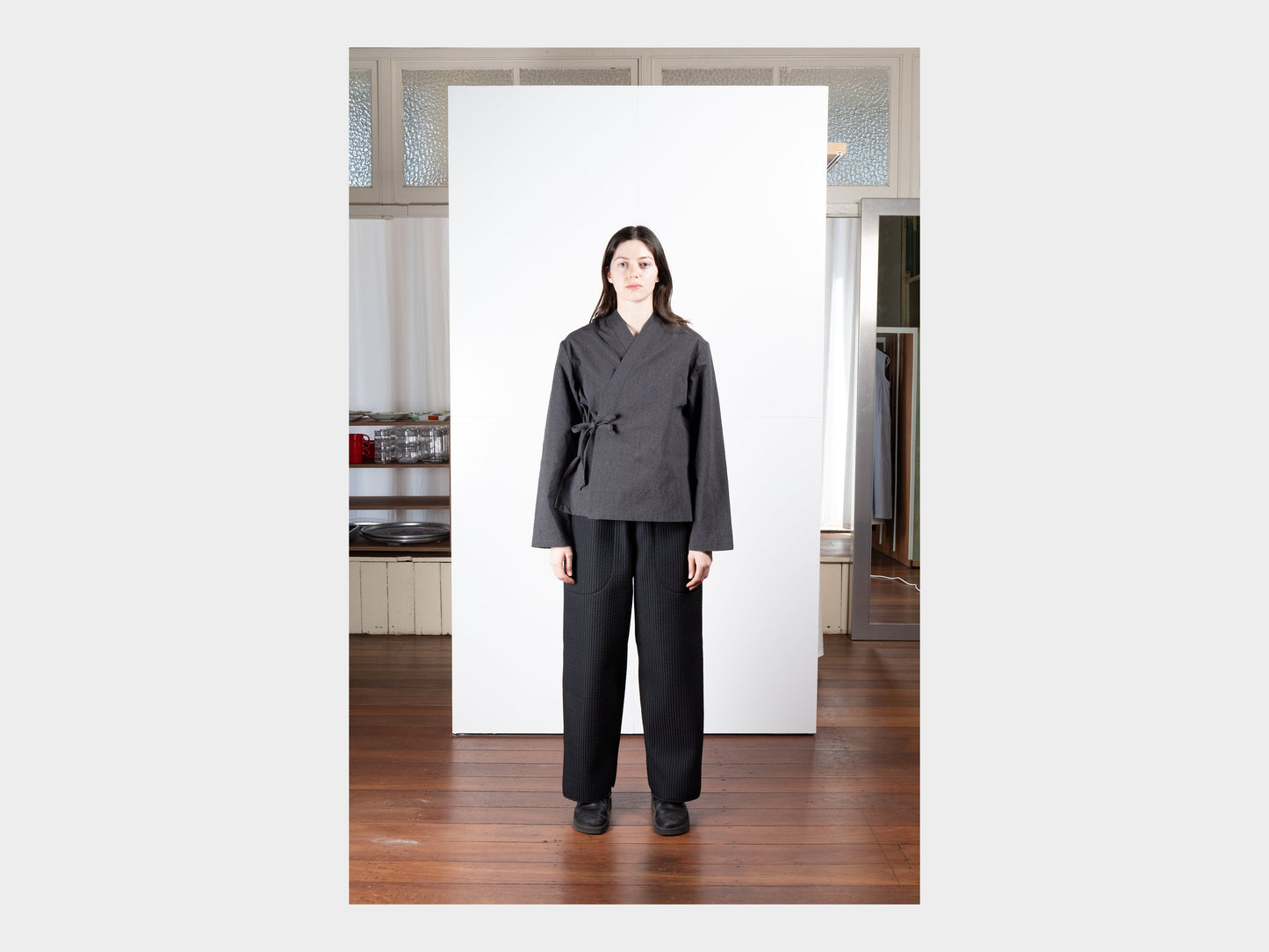 W–R21S8 "Jeogori Jacket" Granite Wool