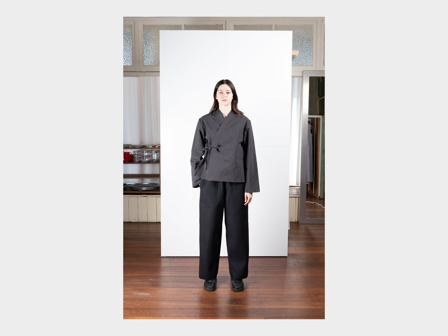 W–R21S8 "Jeogori Jacket" Granite Wool