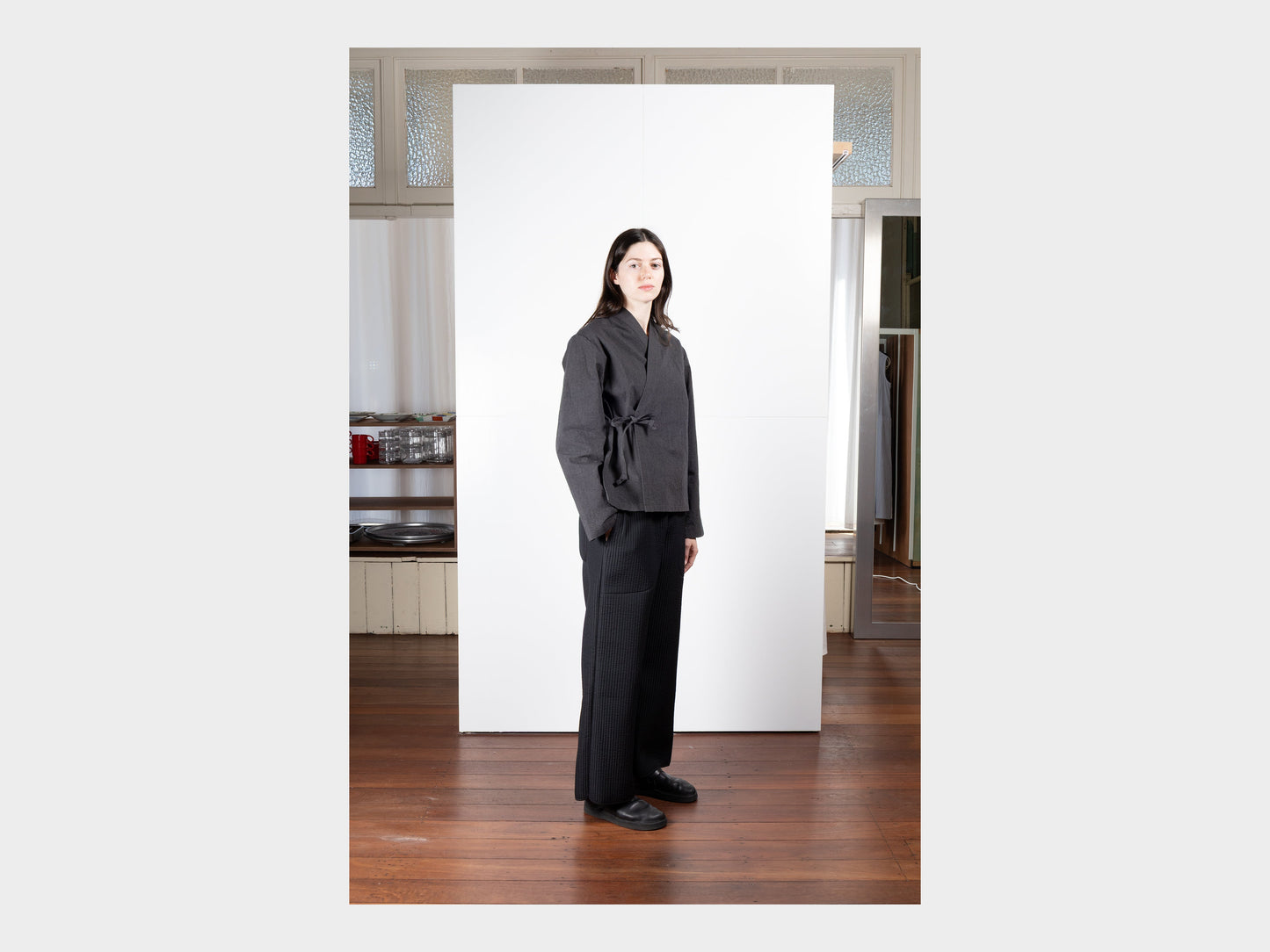 W–R21S8 "Jeogori Jacket" Granite Wool