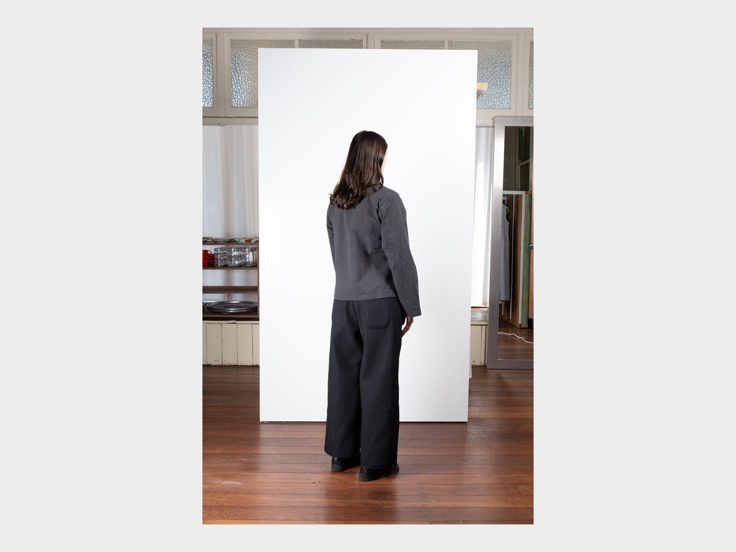 W–R21S8 "Jeogori Jacket" Granite Wool