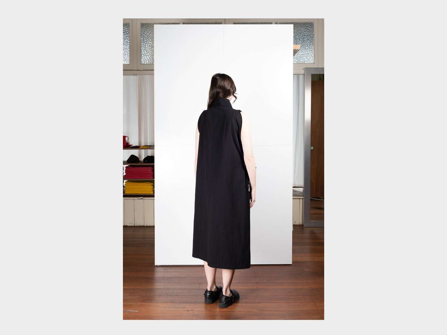 W-R0A8 "Jeogori Dress" Black Wash