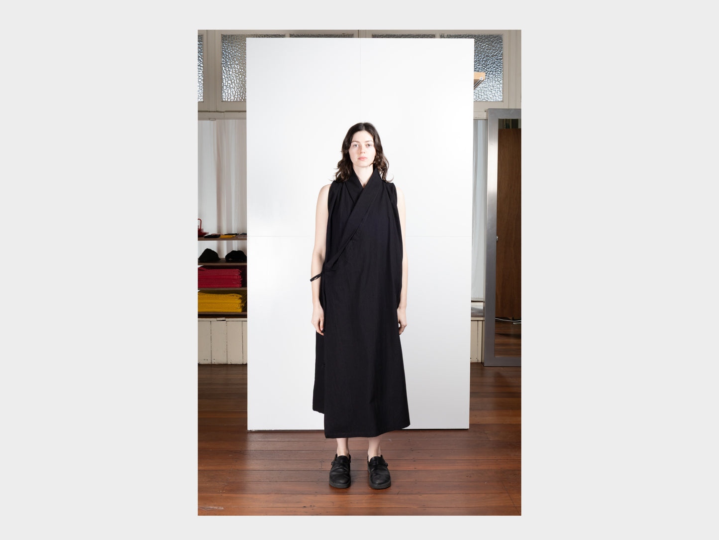 W-R0A8 "Jeogori Dress" Black Wash