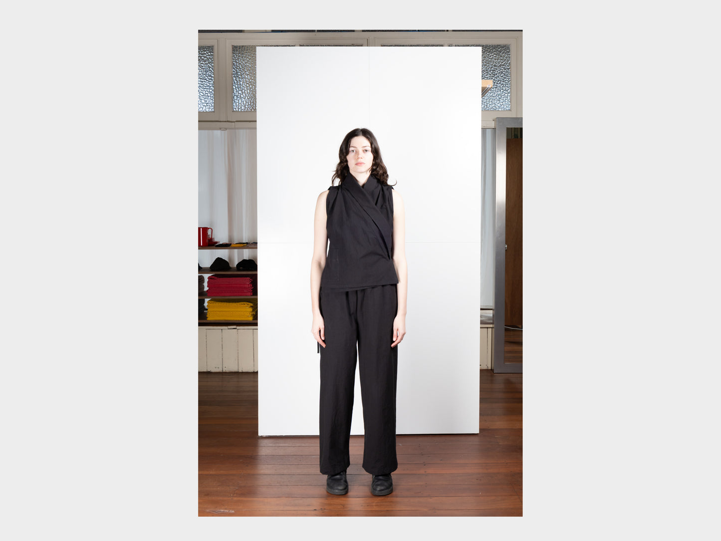 W-R0S8 "Jeogori Shirt" Black Weather
