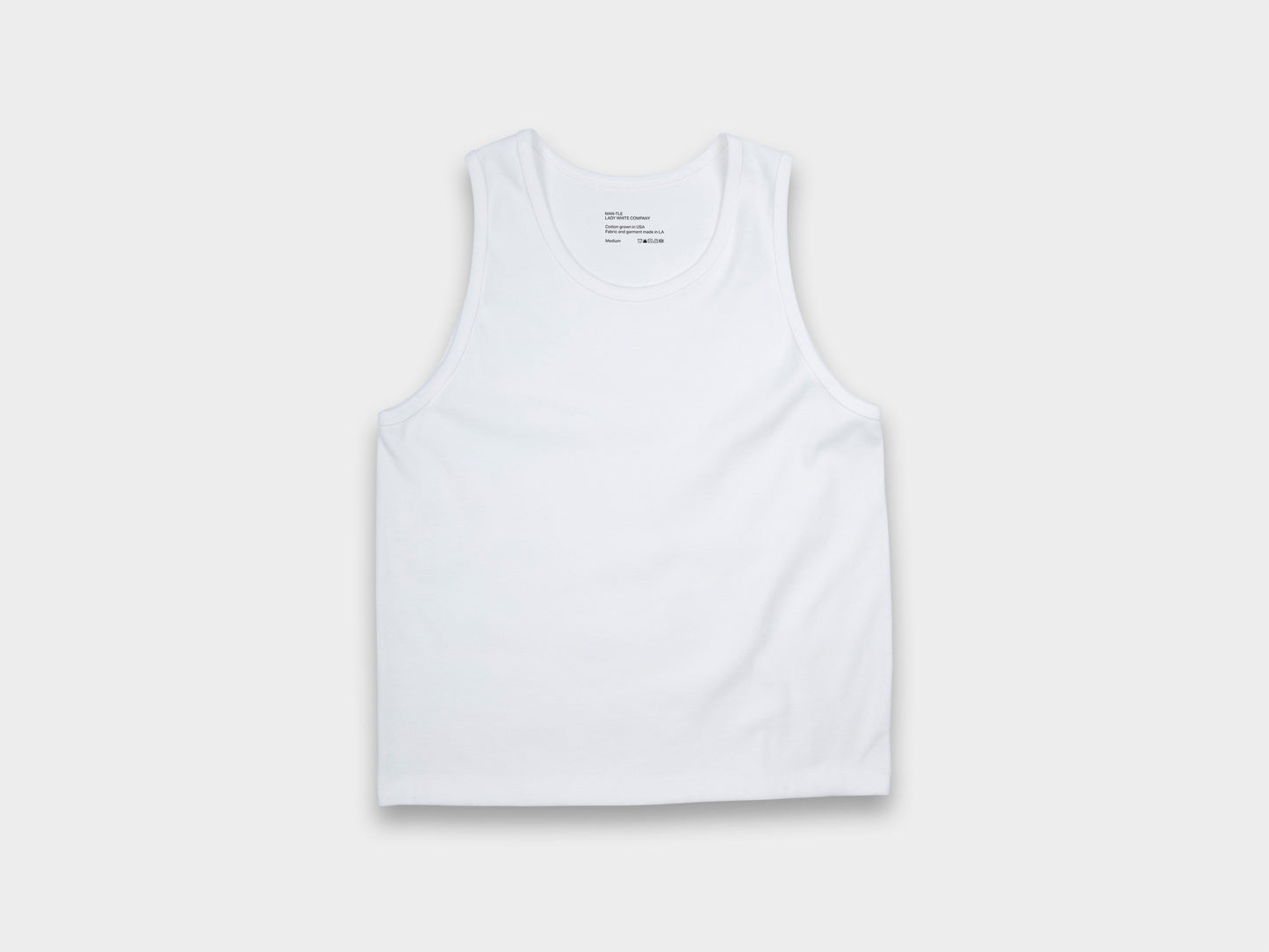 LWT0 "Singlet 2P" White Rib
