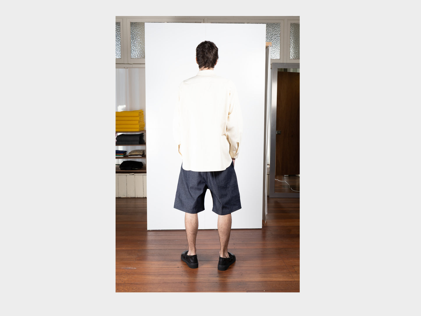 R21J7 "Jebok Shorts" Organic Raw Denim