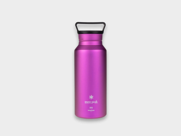 Snow Peak Titanium Aurora Bottle Pink