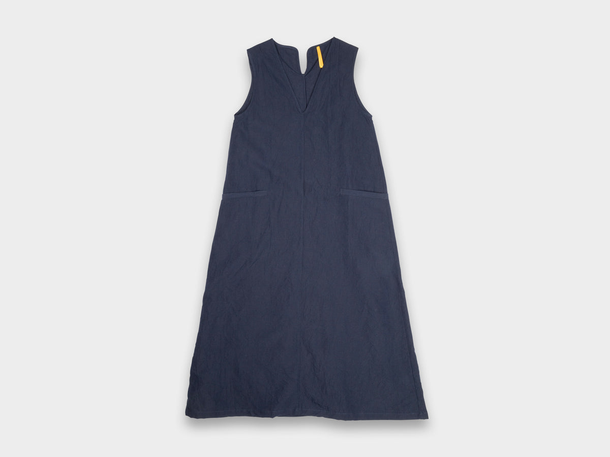 W-SPA5 "V Dress" Pacific Linen