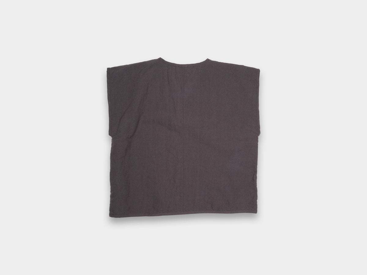 W-SPS5 "Box Shirt" Earth Linen