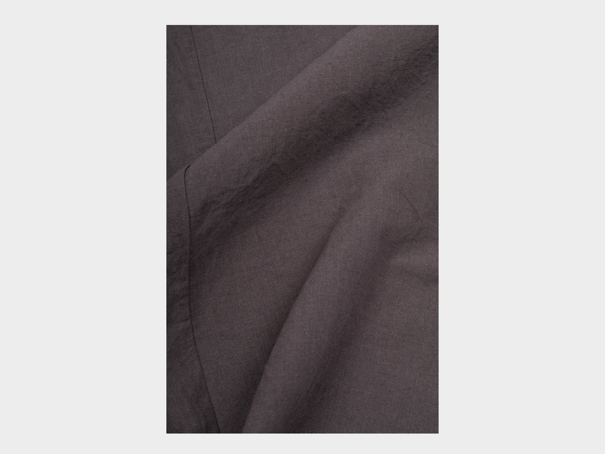 W-SPS5 "Box Shirt" Earth Linen