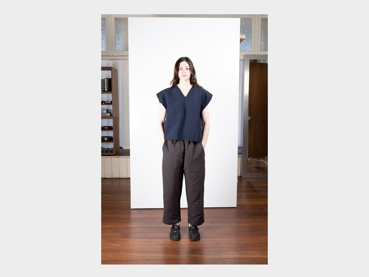 W-SPS5 "Box Shirt" Pacific Linen