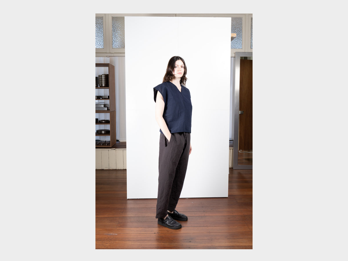 W-SPS5 "Box Shirt" Pacific Linen