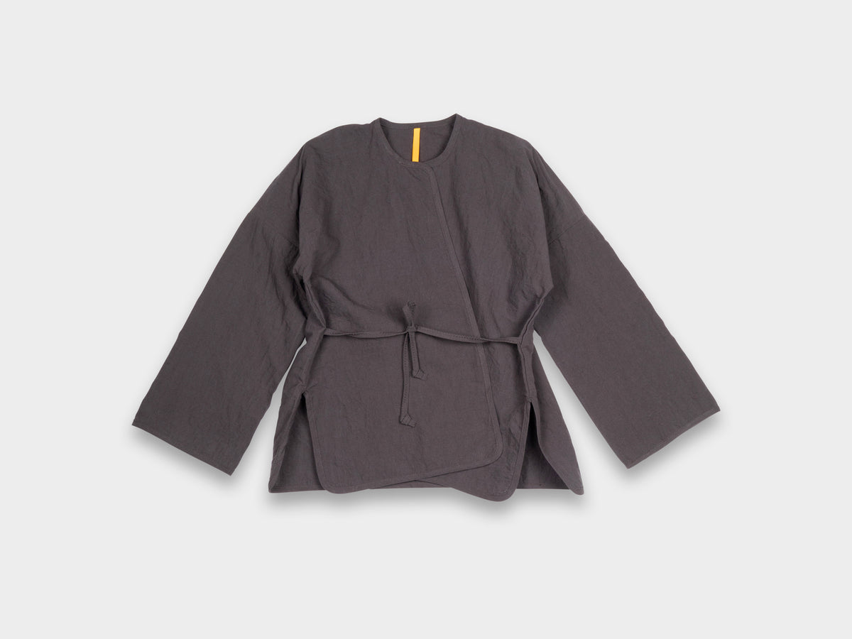 W-SPS7 "Cross Cardigan" Earth Linen