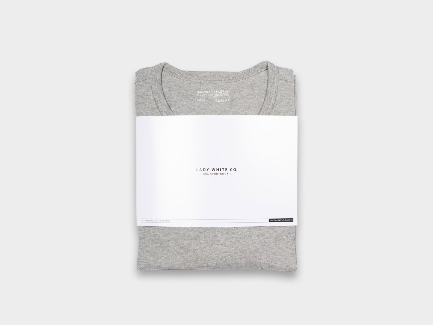 Lady White Co. 2-Pack Heather Grey