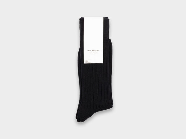 Lady White Co. Athletic Sock Black