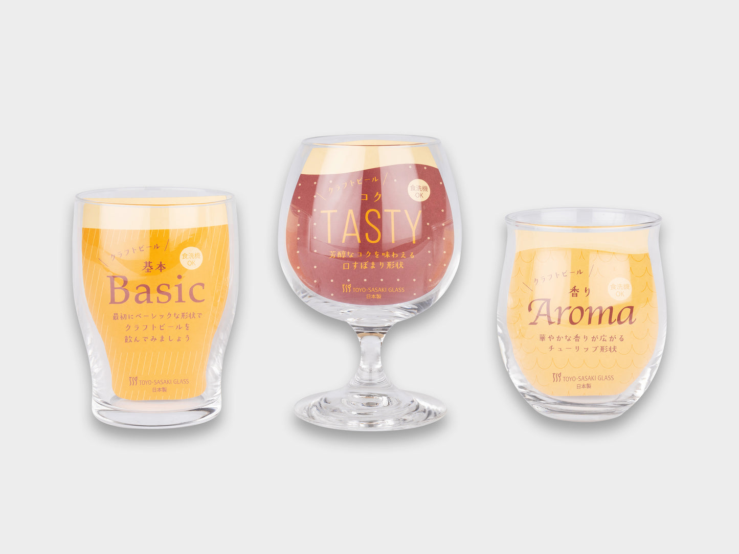 Toyo-Sasaki Craft Beer Glass Set