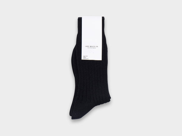 Lady White Co. Athletic Sock Black