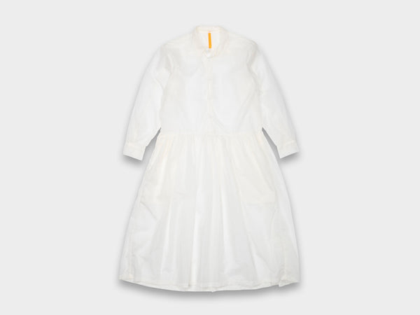 W-R14A3 "Gather Shirt Dress" White-Pak