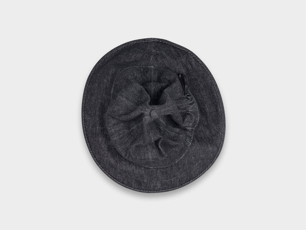R16C2 "Wide Hat" Black Slub Denim