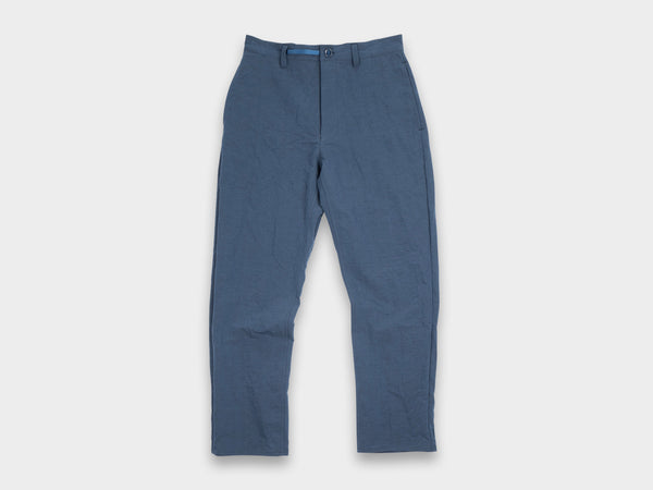 R16P3 "Loose Pants" Blue Metal Linen